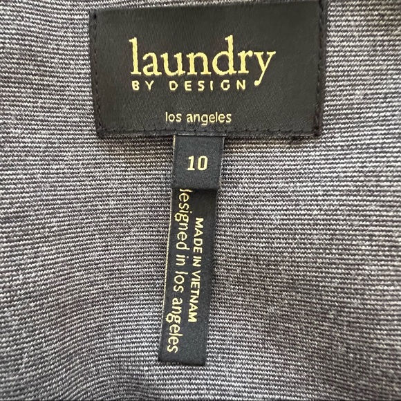 Laundry by Design Grey Black NWT Dress I-22 - Picture 6 of 12